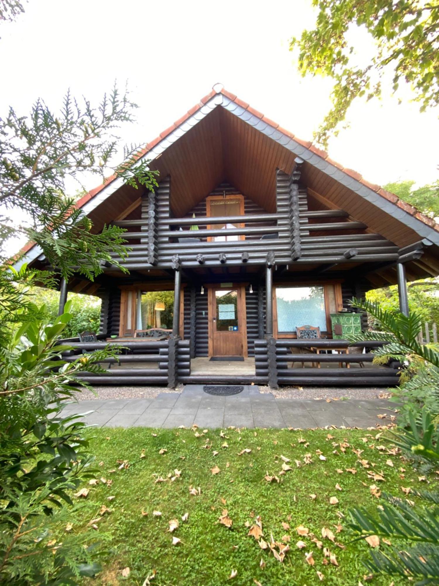 Eifel-Lounge Blockhaus Mit Kamin Garten Balkon Nahe Koeln Therme Bruehl Phantasialand Weilerswist Exterior foto