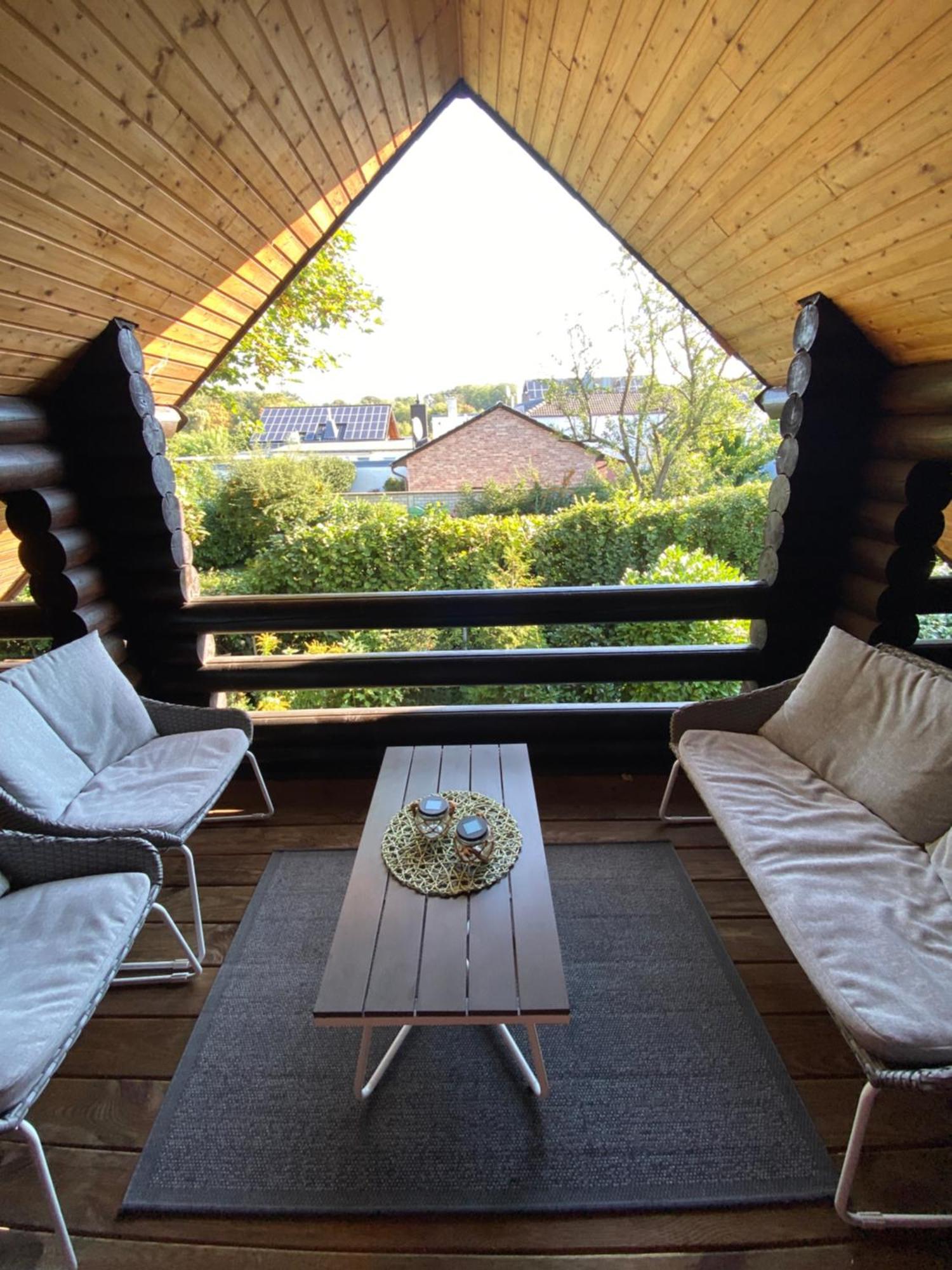 Eifel-Lounge Blockhaus Mit Kamin Garten Balkon Nahe Koeln Therme Bruehl Phantasialand Weilerswist Exterior foto